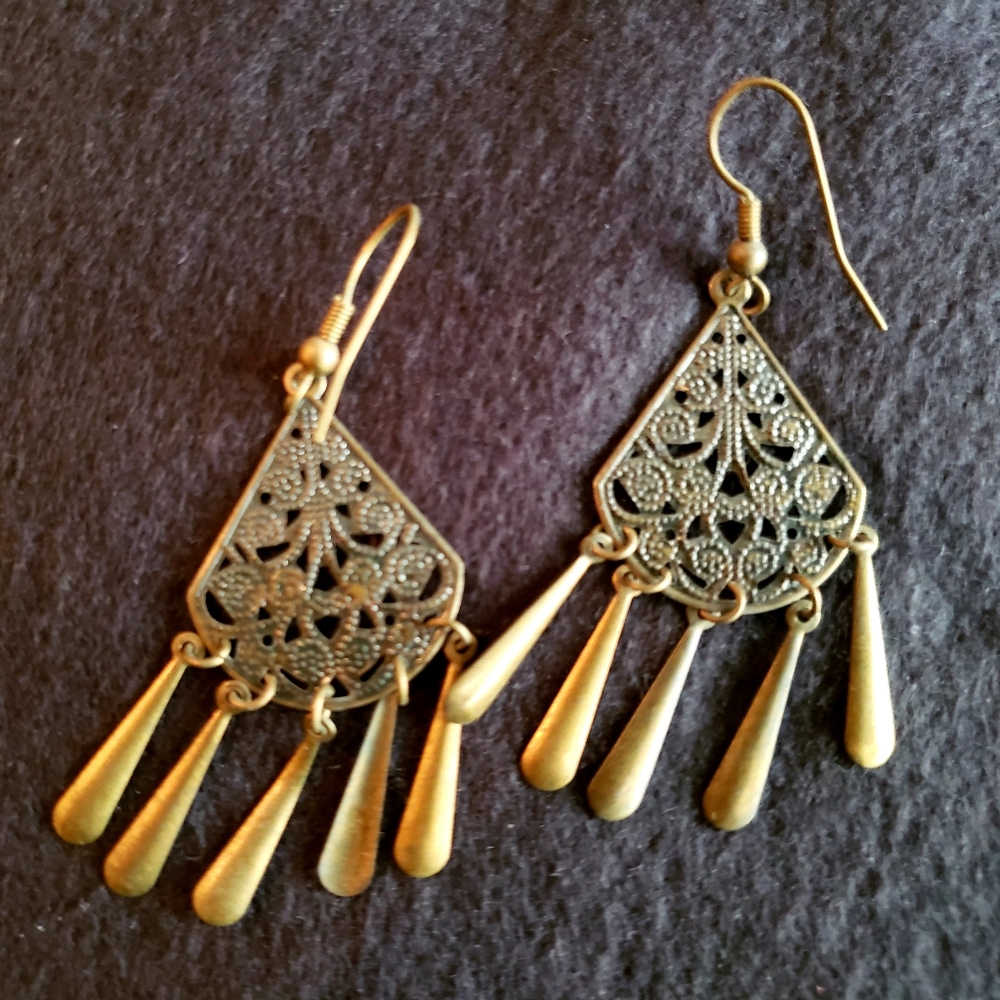 Bronze earrings